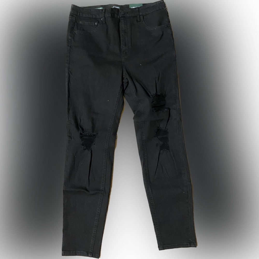 Wild Fable BLACK denim High Rise Skinny sz. 14/32 waist